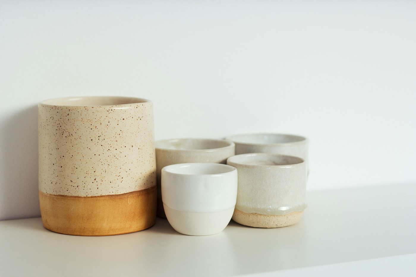 Handmade ceramic pieces